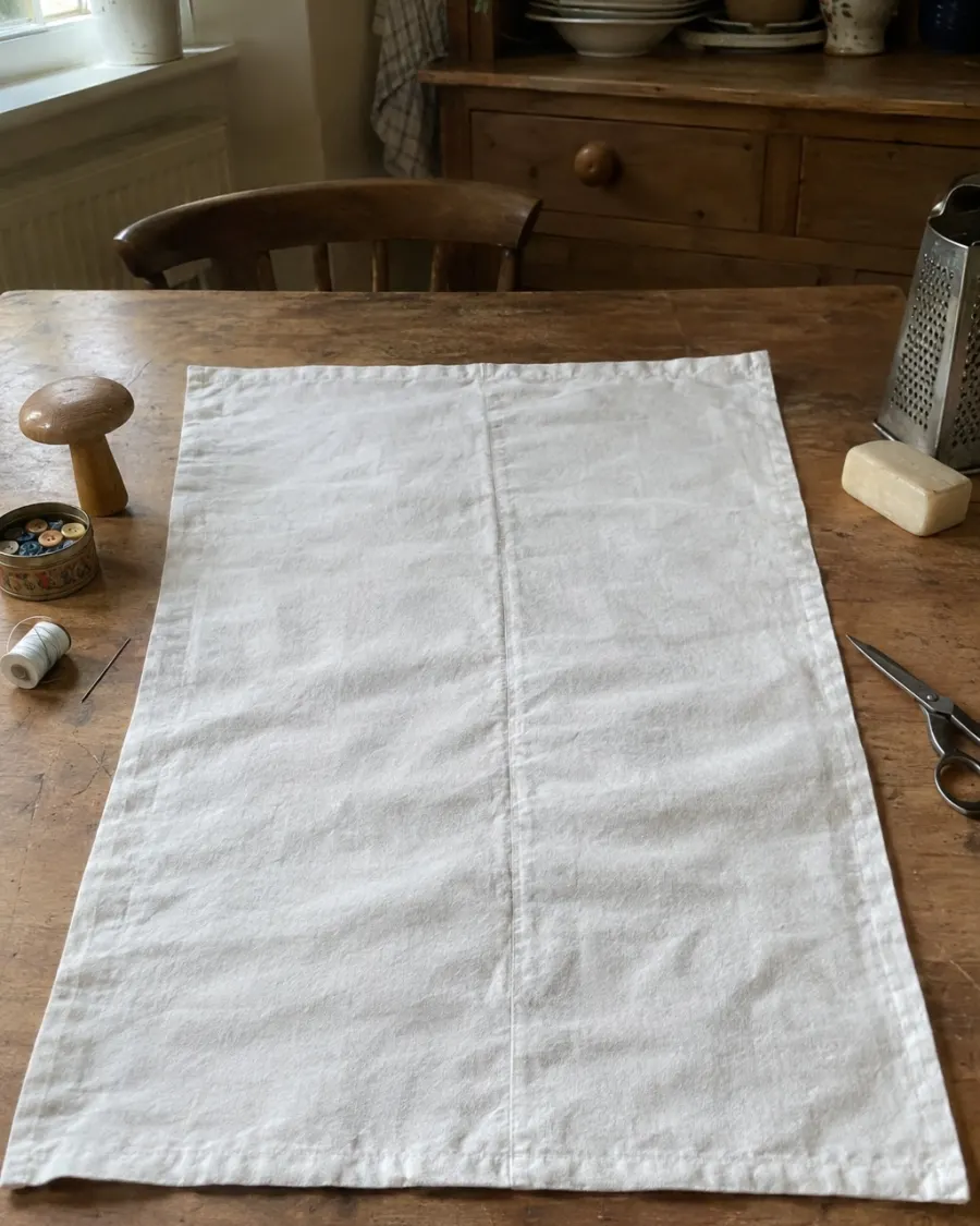 Turn sheets sides to middle